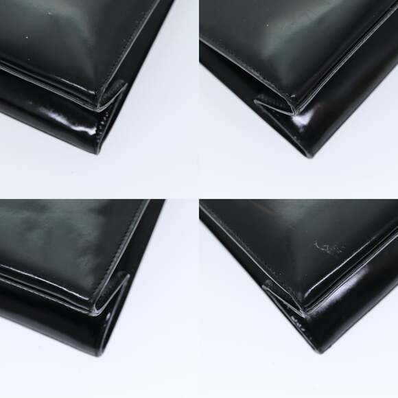 GUCCI Shoulder Bag Patent Leather Black 001 1013 001 1013 - Picture 10 of 12